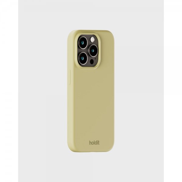 holdit iPhone 15 Pro Deksel Silikon Biscotti