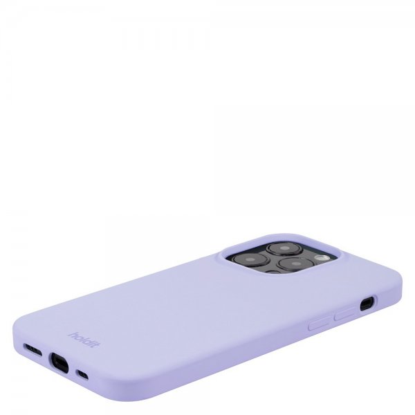 holdit iPhone 15 Pro Deksel Silikon Lavendel