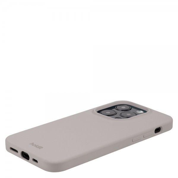 holdit iPhone 15 Pro Deksel Silikon Taupe