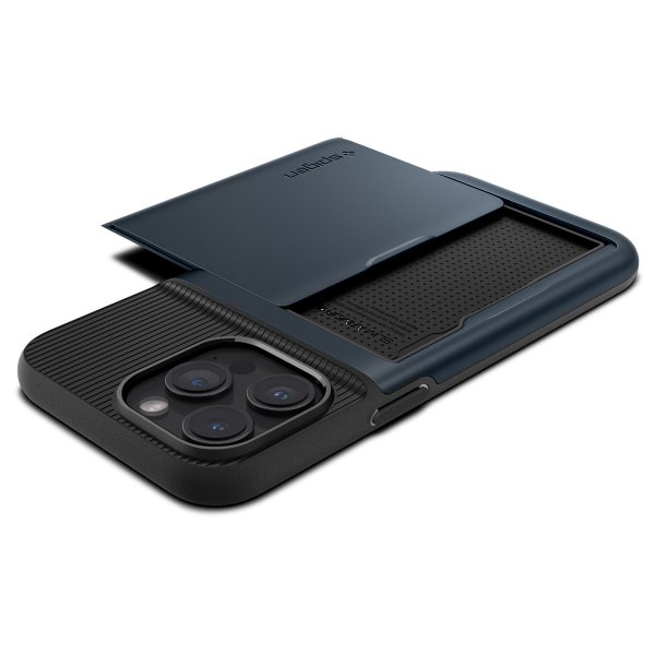 Spigen iPhone 15 Pro Deksel Slim Armor CS Metal Slate