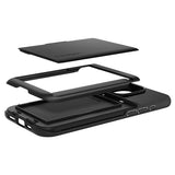 Spigen iPhone 15 Pro Deksel Slim Armor CS Svart