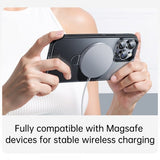 Baseus iPhone 15 Pro Deksel Smart Ring Series MagSafe Svart