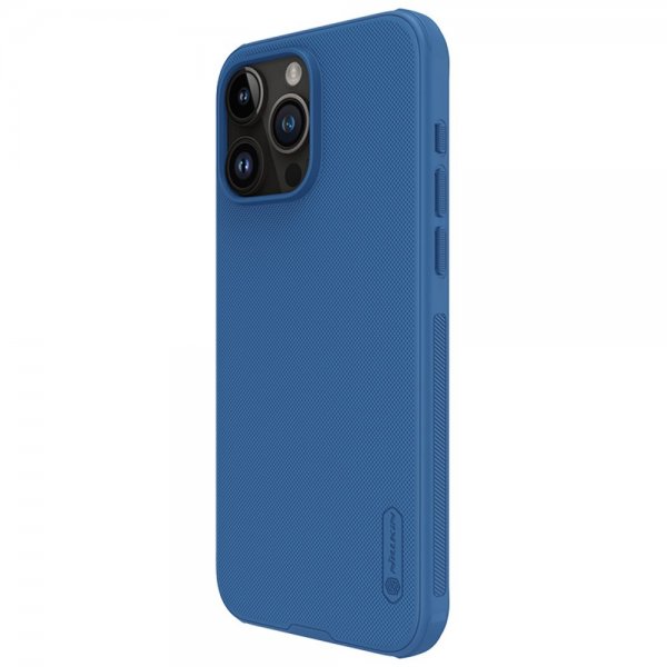 Nillkin iPhone 15 Pro Deksel Super Frosted Shield Pro Blå
