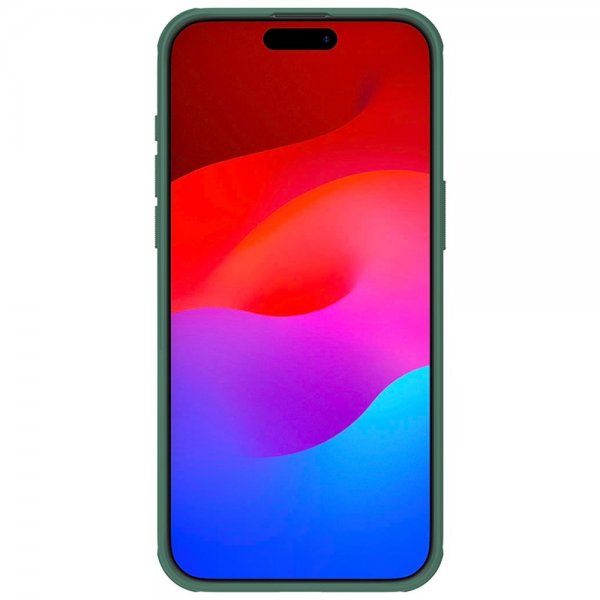 Nillkin iPhone 15 Pro Deksel Super Frosted Shield Pro Grønn