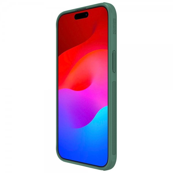 Nillkin iPhone 15 Pro Deksel Super Frosted Shield Pro Grønn