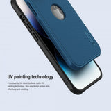 Nillkin iPhone 15 Pro Deksel Super Frosted Shield Pro Logo Hole Svart