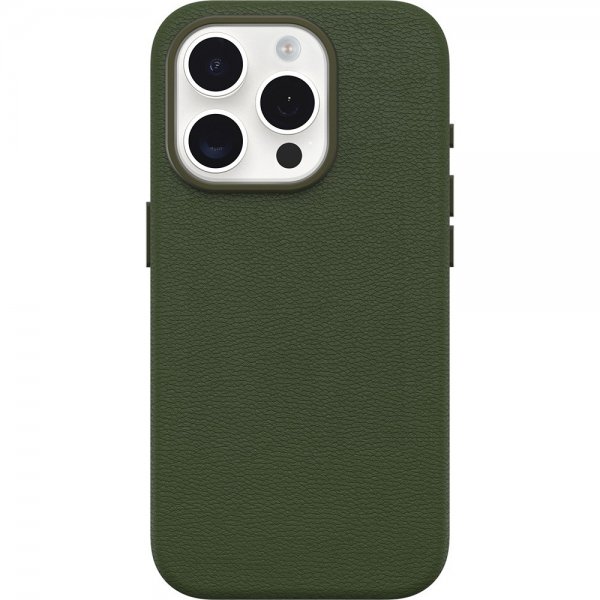 Otterbox iPhone 15 Pro Deksel Symmetry Cactus Leather MagSafe Cactus Groove