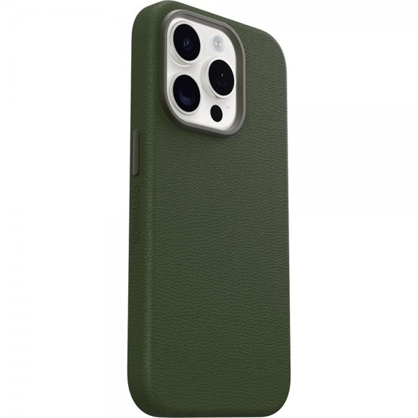 Otterbox iPhone 15 Pro Deksel Symmetry Cactus Leather MagSafe Cactus Groove