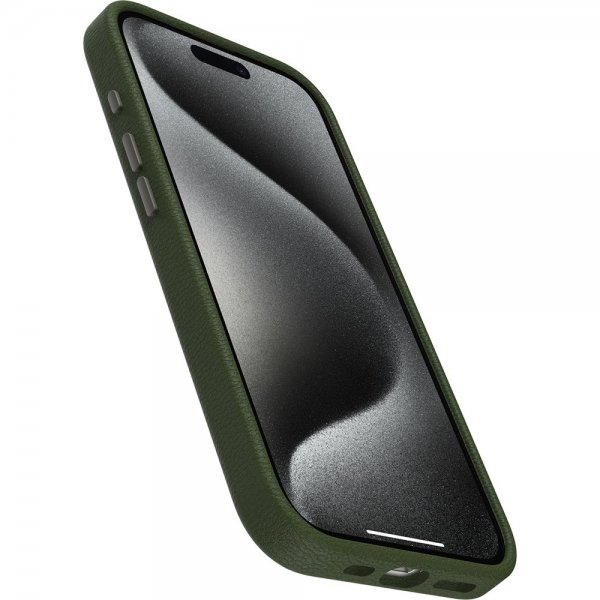 Otterbox iPhone 15 Pro Deksel Symmetry Cactus Leather MagSafe Cactus Groove