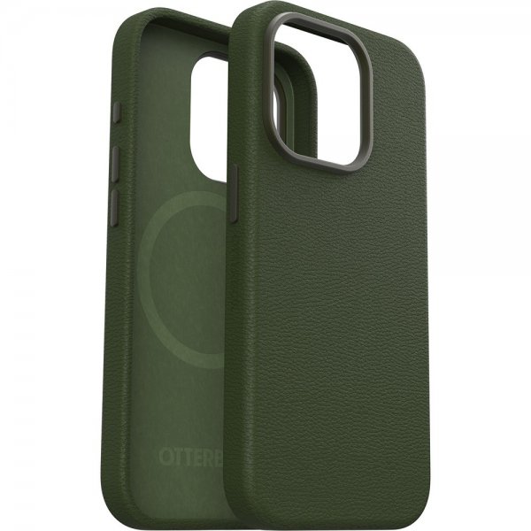 Otterbox iPhone 15 Pro Deksel Symmetry Cactus Leather MagSafe Cactus Groove