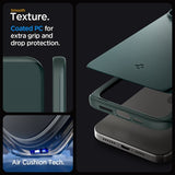 Spigen iPhone 15 Pro Deksel Thin Fit Abyss Green