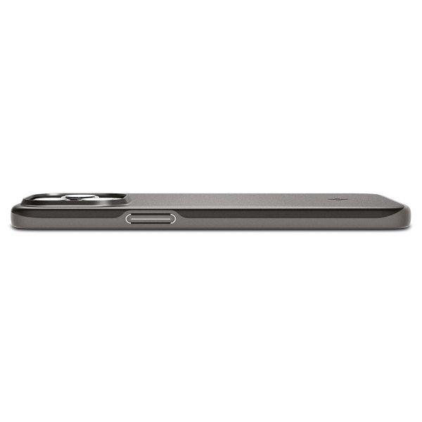 Spigen iPhone 15 Pro Deksel Thin Fit Gunmetal