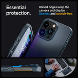 Spigen iPhone 15 Pro Deksel Thin Fit Metal Slate