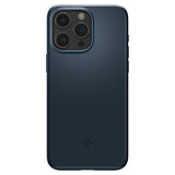 Spigen iPhone 15 Pro Deksel Thin Fit Metal Slate