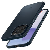 Spigen iPhone 15 Pro Deksel Thin Fit Metal Slate