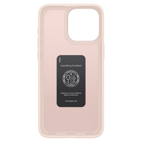 Spigen iPhone 15 Pro Deksel Thin Fit Pink Sand
