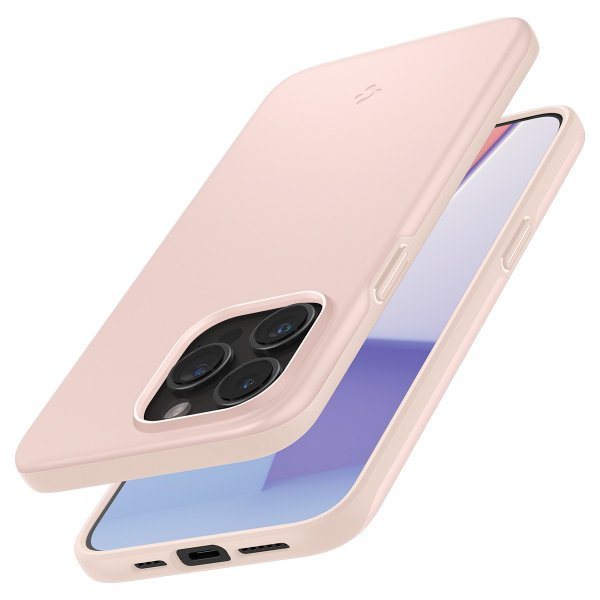 Spigen iPhone 15 Pro Deksel Thin Fit Pink Sand