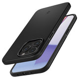 Spigen iPhone 15 Pro Deksel Thin Fit Svart
