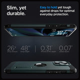 Spigen iPhone 15 Pro Deksel Tough Armor MagFit Abyss Green
