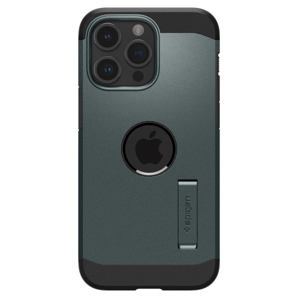 Spigen iPhone 15 Pro Deksel Tough Armor MagFit Abyss Green