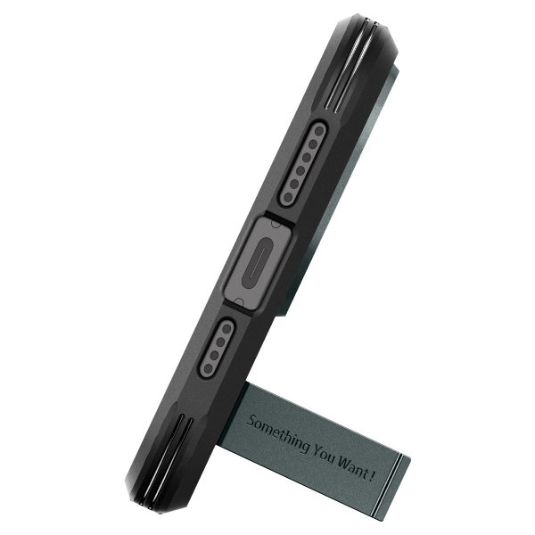 Spigen iPhone 15 Pro Deksel Tough Armor MagFit Abyss Green