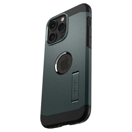 Spigen iPhone 15 Pro Deksel Tough Armor MagFit Abyss Green