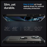 Spigen iPhone 15 Pro Deksel Tough Armor MagFit Gunmetal
