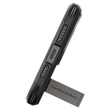 Spigen iPhone 15 Pro Deksel Tough Armor MagFit Gunmetal