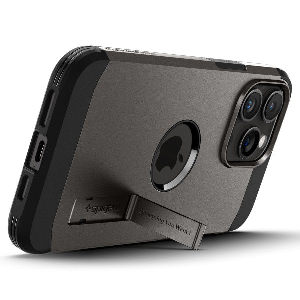 Spigen iPhone 15 Pro Deksel Tough Armor MagFit Gunmetal