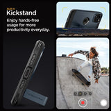 Spigen iPhone 15 Pro Deksel Tough Armor MagFit Metal Slate