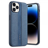 X-Level iPhone 15 Pro Deksel Stofftekstur Blå