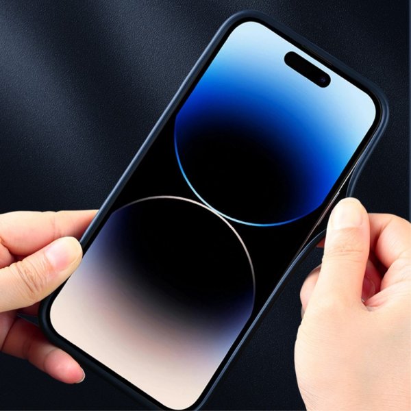 X-Level iPhone 15 Pro Deksel Stofftekstur Svart