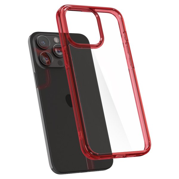 Spigen iPhone 15 Pro Deksel Ultra Hybrid Deep Red