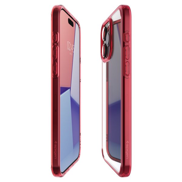 Spigen iPhone 15 Pro Deksel Ultra Hybrid Deep Red
