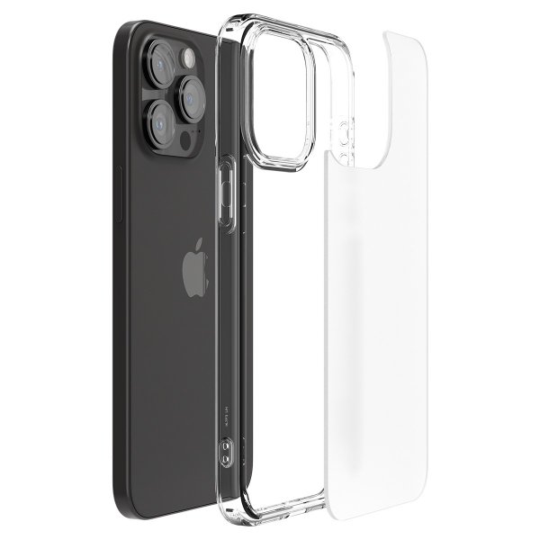 Spigen iPhone 15 Pro Deksel Ultra Hybrid Frost Clear
