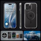 Spigen iPhone 15 Pro Deksel Ultra Hybrid MagFit Carbon Fiber