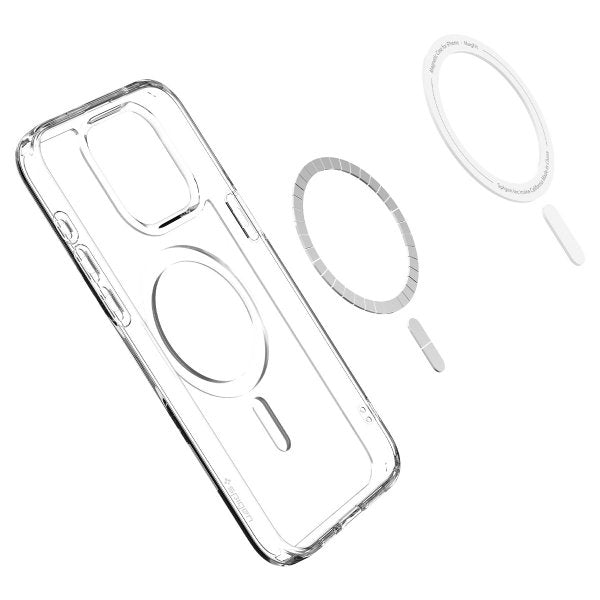 Spigen iPhone 15 Pro Deksel Ultra Hybrid MagFit Frost Clear