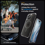 Spigen iPhone 15 Pro Deksel Ultra Hybrid MagFit Graphite