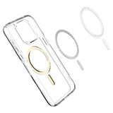 Spigen iPhone 15 Pro Deksel Ultra Hybrid MagFit Gull