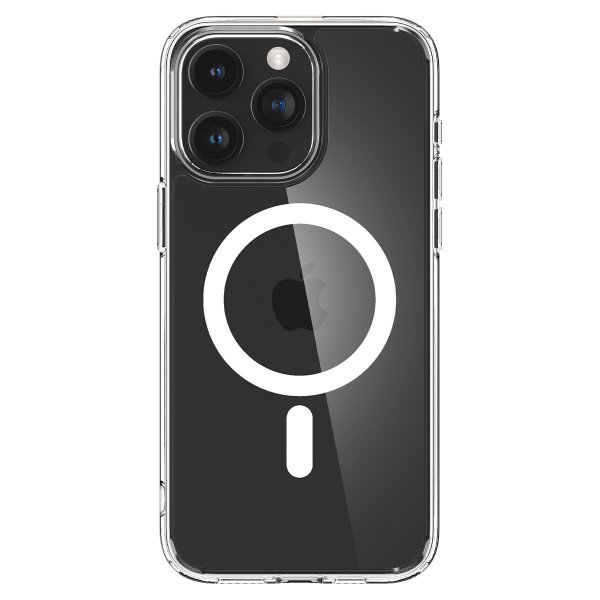 Spigen iPhone 15 Pro Deksel Ultra Hybrid MagFit Hvit