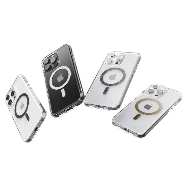 Spigen iPhone 15 Pro Deksel Ultra Hybrid MagFit Hvit