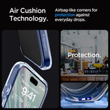 Spigen iPhone 15 Pro Deksel Ultra Hybrid Sky Crystal
