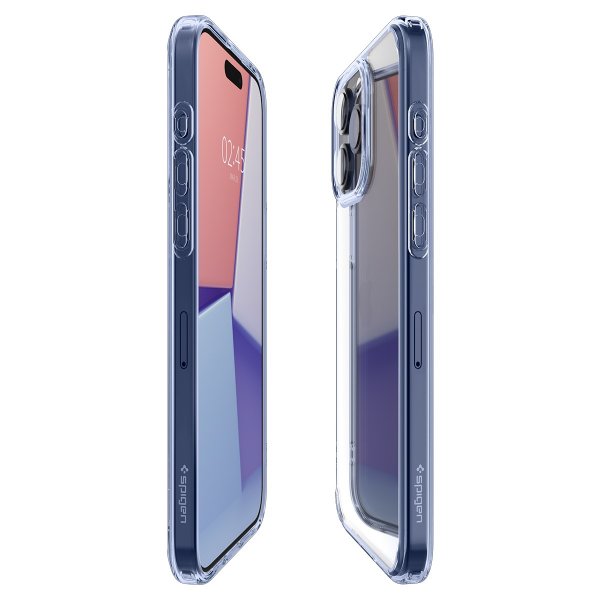 Spigen iPhone 15 Pro Deksel Ultra Hybrid Sky Crystal