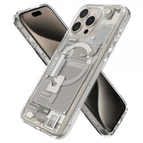 Spigen iPhone 15 Pro Deksel Ultra Hybrid Zero One MagFit Natural Titanium