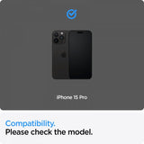 Spigen iPhone 15 Pro Skjermbeskytter GLAS.tR ALIGNmaster 2-pakning