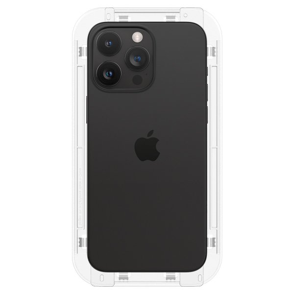 Spigen iPhone 15 Pro Skjermbeskytter GLAS.tR EZ Fit 2-pakning
