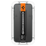 Spigen iPhone 15 Pro Skjermbeskytter GLAS.tR EZ Fit Privacy 2-pakning