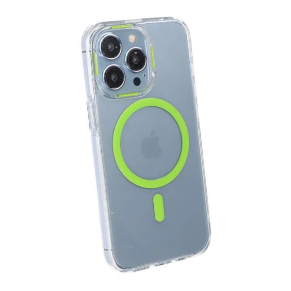 iPhone 15 Pro Deksel TPU MagSafe Grønn