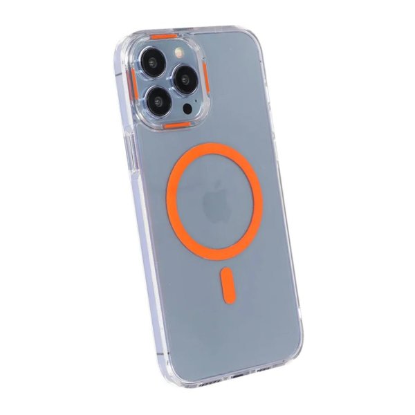 iPhone 15 Pro Deksel TPU MagSafe Oransje