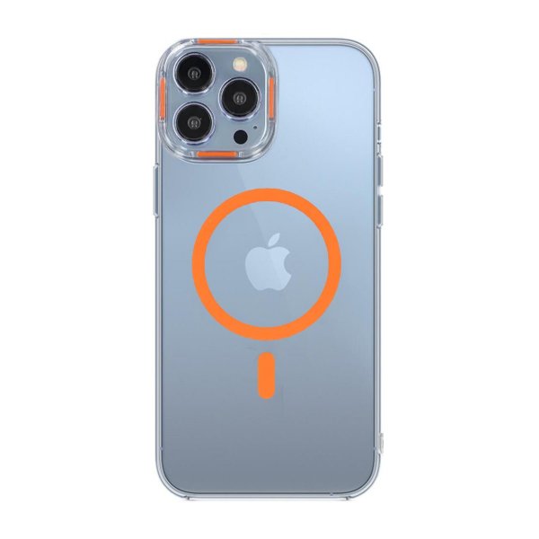 iPhone 15 Pro Deksel TPU MagSafe Oransje